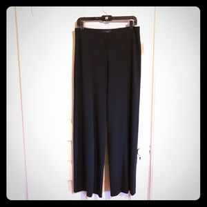 Piazza Sempione Wide Leg Black Marilyn Dress Pants
